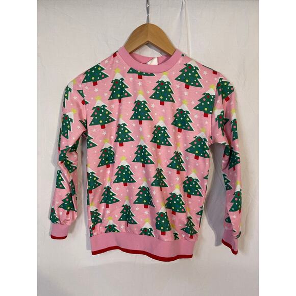 Girls large aop christmas tree top - Picture 1 of 3